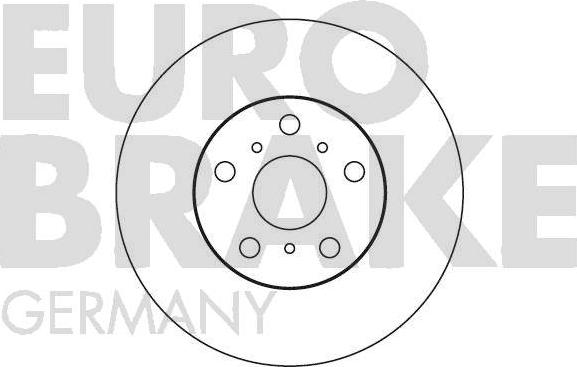 Eurobrake 5815204534 - Гальмівний диск avtolavka.club