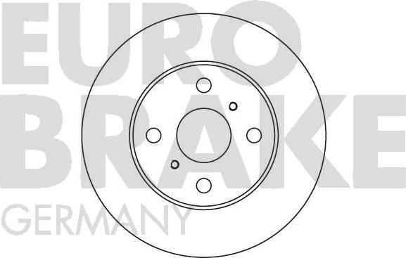 Eurobrake 5815204535 - Гальмівний диск avtolavka.club