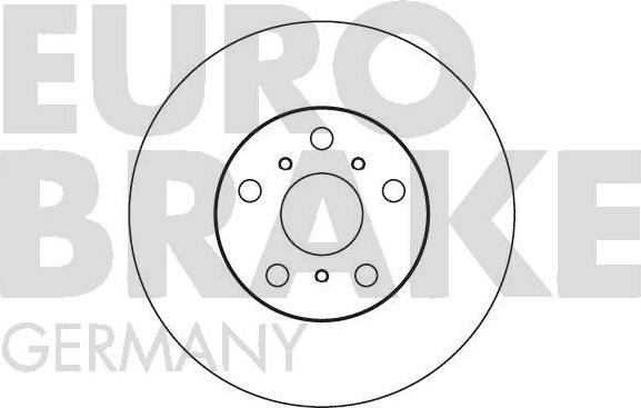 Eurobrake 5815204538 - Гальмівний диск avtolavka.club