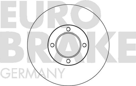 Eurobrake 5815204525 - Гальмівний диск avtolavka.club