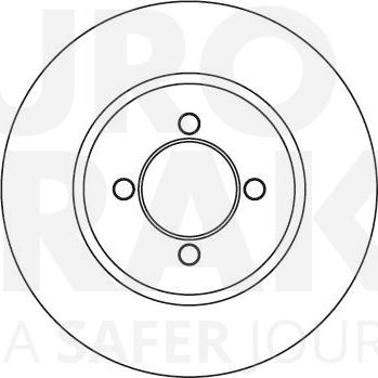 Eurobrake 5815201904 - Гальмівний диск avtolavka.club