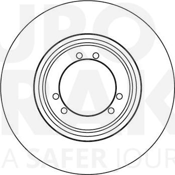 Eurobrake 5815201905 - Гальмівний диск avtolavka.club