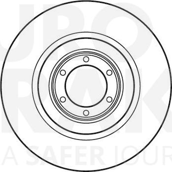 Eurobrake 5815201010 - Гальмівний диск avtolavka.club