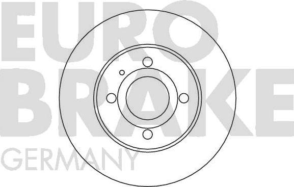 Eurobrake 5815201011 - Гальмівний диск avtolavka.club