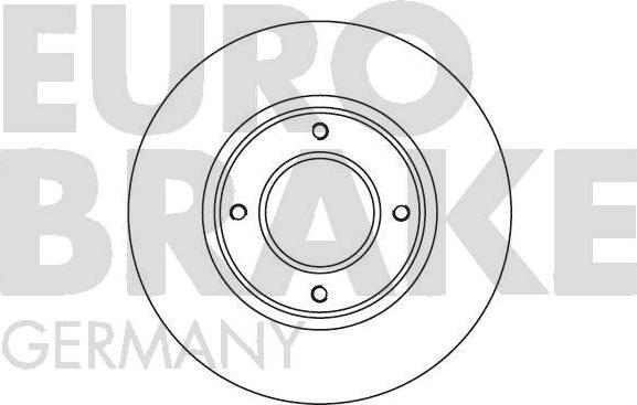 Eurobrake 5815201215 - Гальмівний диск avtolavka.club