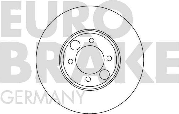 Eurobrake 5815201216 - Гальмівний диск avtolavka.club