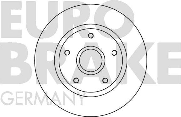 Eurobrake 5815203993 - Гальмівний диск avtolavka.club