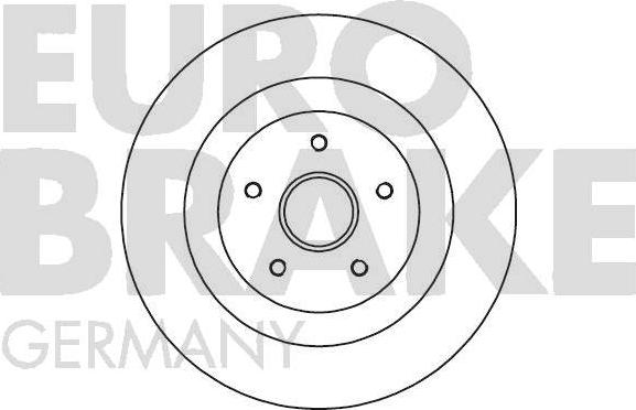 Eurobrake 5815203952 - Гальмівний диск avtolavka.club