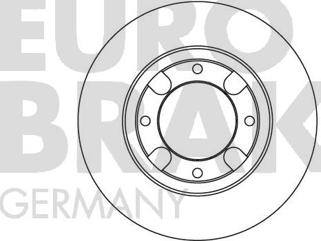 Eurobrake 5815203013 - Гальмівний диск avtolavka.club