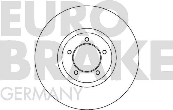 Eurobrake 5815202511 - Гальмівний диск avtolavka.club