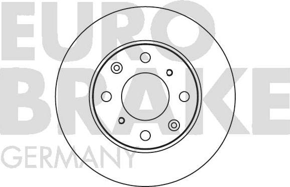 Eurobrake 5815202665 - Гальмівний диск avtolavka.club