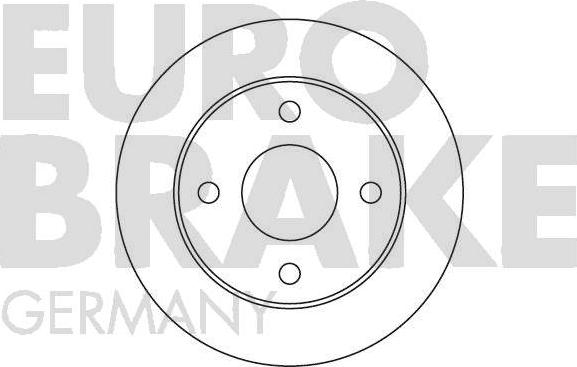 Eurobrake 5815202241 - Гальмівний диск avtolavka.club