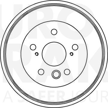 Eurobrake 5825254518 - Гальмівний барабан avtolavka.club