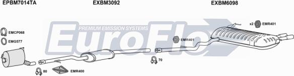 EuroFlo BM32530D 4004 - Система випуску ОГ avtolavka.club