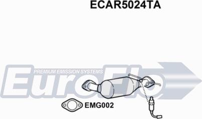 EuroFlo ECAR5024TA - Каталізатор avtolavka.club