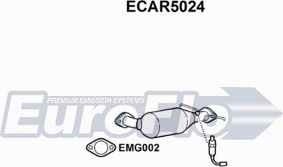 EuroFlo ECAR5024 - Каталізатор avtolavka.club