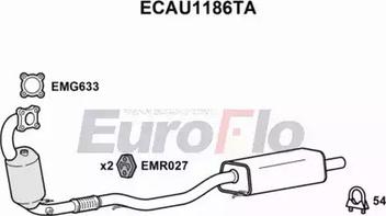 EuroFlo ECAU1186TA - Каталізатор avtolavka.club