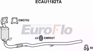 EuroFlo ECAU1182TA - Каталізатор avtolavka.club