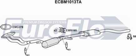 EuroFlo ECBM1013TA - Каталізатор avtolavka.club