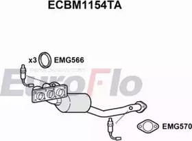 EuroFlo ECBM1154TA - Каталізатор avtolavka.club