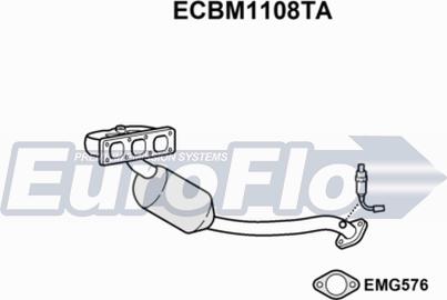 EuroFlo ECBM1108TA - Каталізатор avtolavka.club