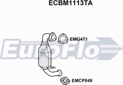 EuroFlo ECBM1113TA - Каталізатор avtolavka.club