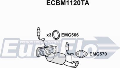 EuroFlo ECBM1120TA - Каталізатор avtolavka.club