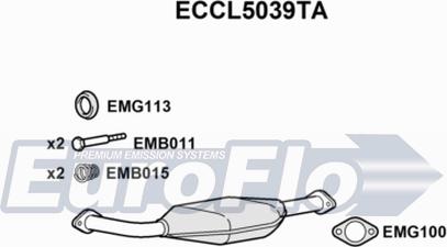 EuroFlo ECCL5039TA - Каталізатор avtolavka.club