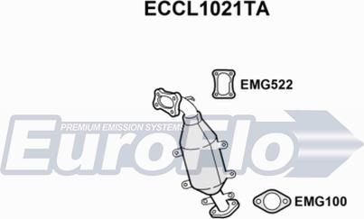 EuroFlo ECCL1021TA - Каталізатор avtolavka.club