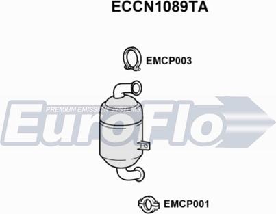 EuroFlo ECCN1089TA - Каталізатор avtolavka.club