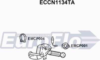 EuroFlo ECCN1134TA - Каталізатор avtolavka.club