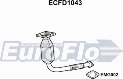 EuroFlo ECFD1043 - Каталізатор avtolavka.club