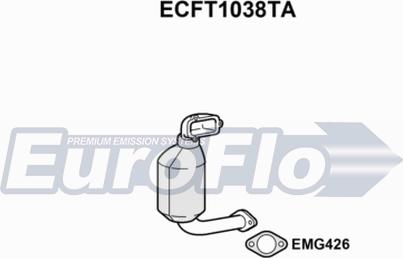 EuroFlo ECFT1038TA - Каталізатор avtolavka.club