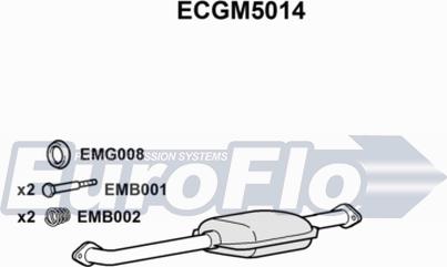 EuroFlo ECGM5014 - Каталізатор avtolavka.club