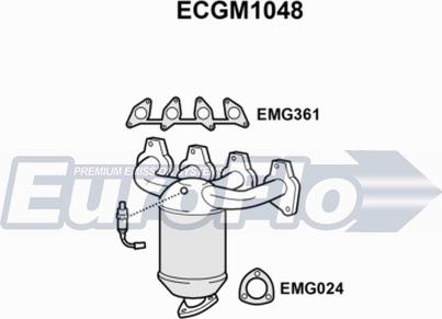 EuroFlo ECGM1048 - Каталізатор avtolavka.club