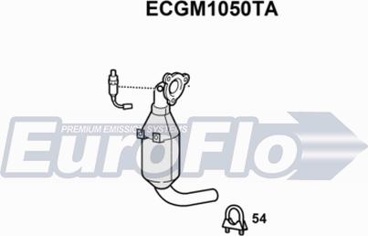 EuroFlo ECGM1050TA - Каталізатор avtolavka.club