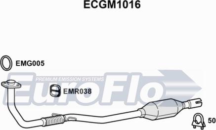 EuroFlo ECGM1016 - Каталізатор avtolavka.club