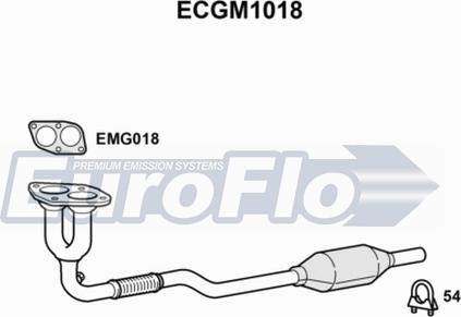 EuroFlo ECGM1018 - Каталізатор avtolavka.club