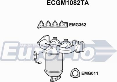 EuroFlo ECGM1082TA - Каталізатор avtolavka.club