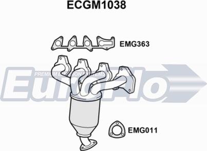 EuroFlo ECGM1038 - Каталізатор avtolavka.club