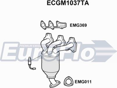 EuroFlo ECGM1037TA - Каталізатор avtolavka.club