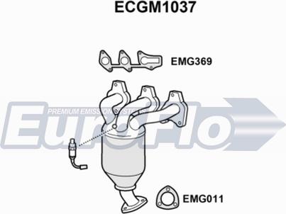 EuroFlo ECGM1037 - Каталізатор avtolavka.club