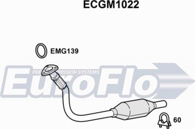 EuroFlo ECGM1022 - Каталізатор avtolavka.club