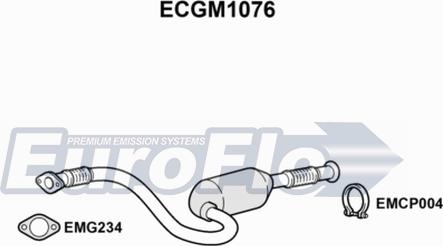 EuroFlo ECGM1076 - Каталізатор avtolavka.club