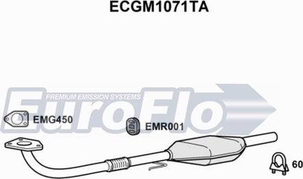 EuroFlo ECGM1071TA - Каталізатор avtolavka.club