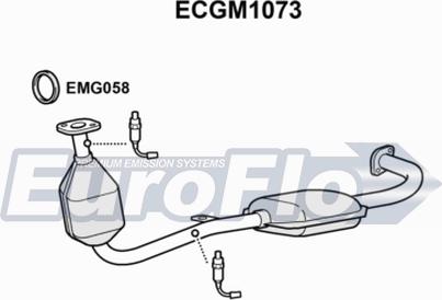 EuroFlo ECGM1073 - Каталізатор avtolavka.club