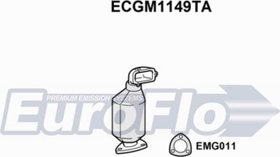 EuroFlo ECGM1149TA - Каталізатор avtolavka.club