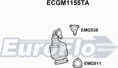 EuroFlo ECGM1155TA - Каталізатор avtolavka.club