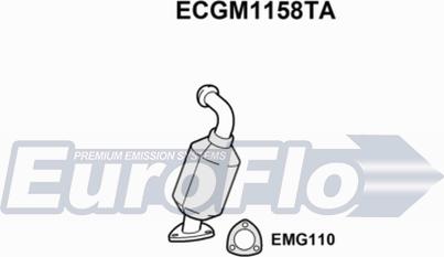 EuroFlo ECGM1158TA - Каталізатор avtolavka.club