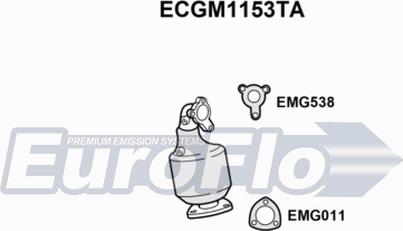 EuroFlo ECGM1153TA - Каталізатор avtolavka.club